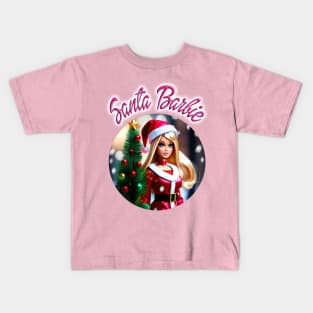 Santa Barbie Kids T-Shirt